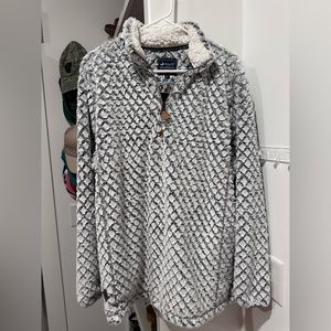 Simply southern fuzzy quarter zip like new!✨